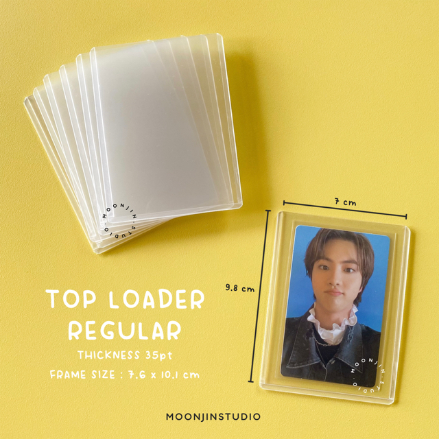 Jual Moonjin Studio Toploader Sideloader Clear Photocard MPC Postcard ...