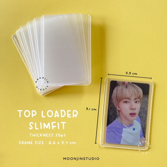 Jual Moonjin Studio Toploader Sideloader Clear Photocard MPC Postcard ...