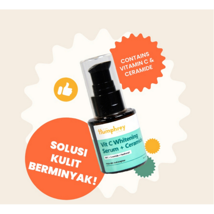 Humphrey skin care Serum Vitamin C Whitening Ceramide KEMASAN BARU