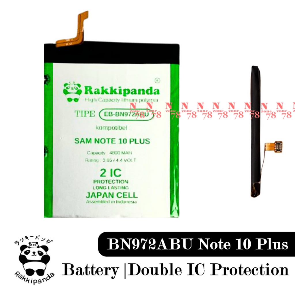 Jual Baterai Rakkipanda Samsung Galaxy Note 10 Plus EB-BN972ABU Double ...