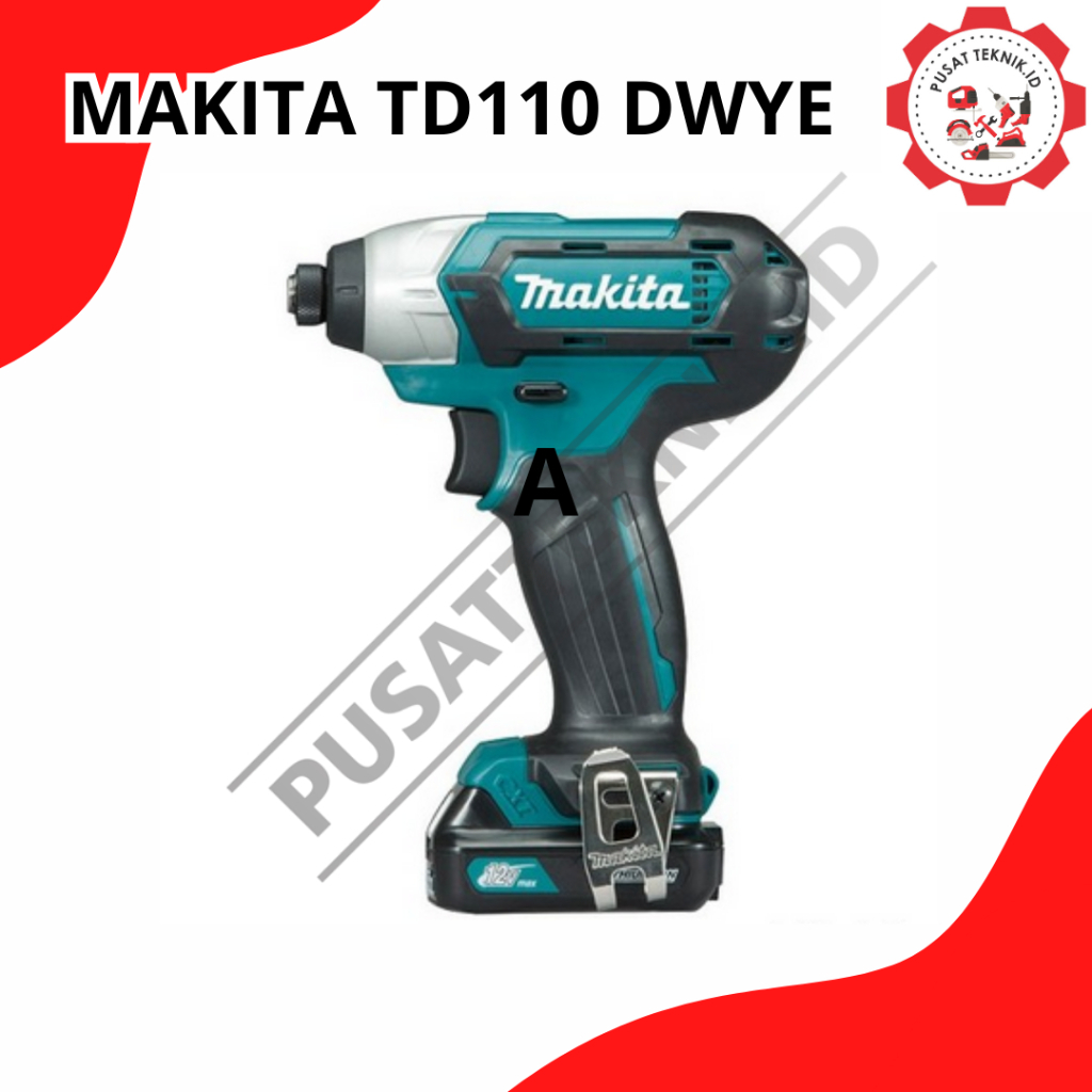 Jual MAKITA TD 110 DWYE CORDLESS IMPACT DRIVER BOR OBENG BATERAI MAKITA TD110DWYE Shopee Indonesia