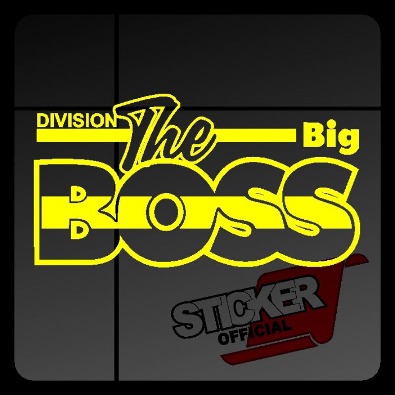 Jual stiker the big boss | Shopee Indonesia