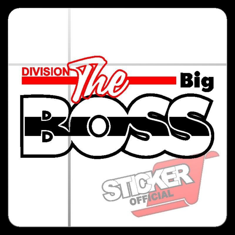 Jual stiker the big boss | Shopee Indonesia