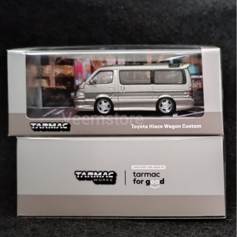 Jual Die Cast 1:64 Toyota Hiace Wagon Custom [Tarmac Works] | Shopee ...