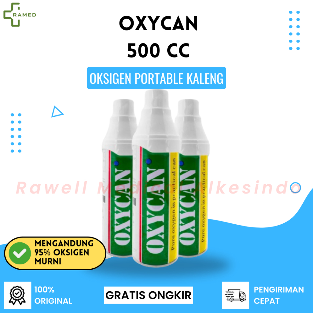 Jual Oxycan Portable 500cc / Oxycan 500ml / Oksigen Kaleng Portabel ...