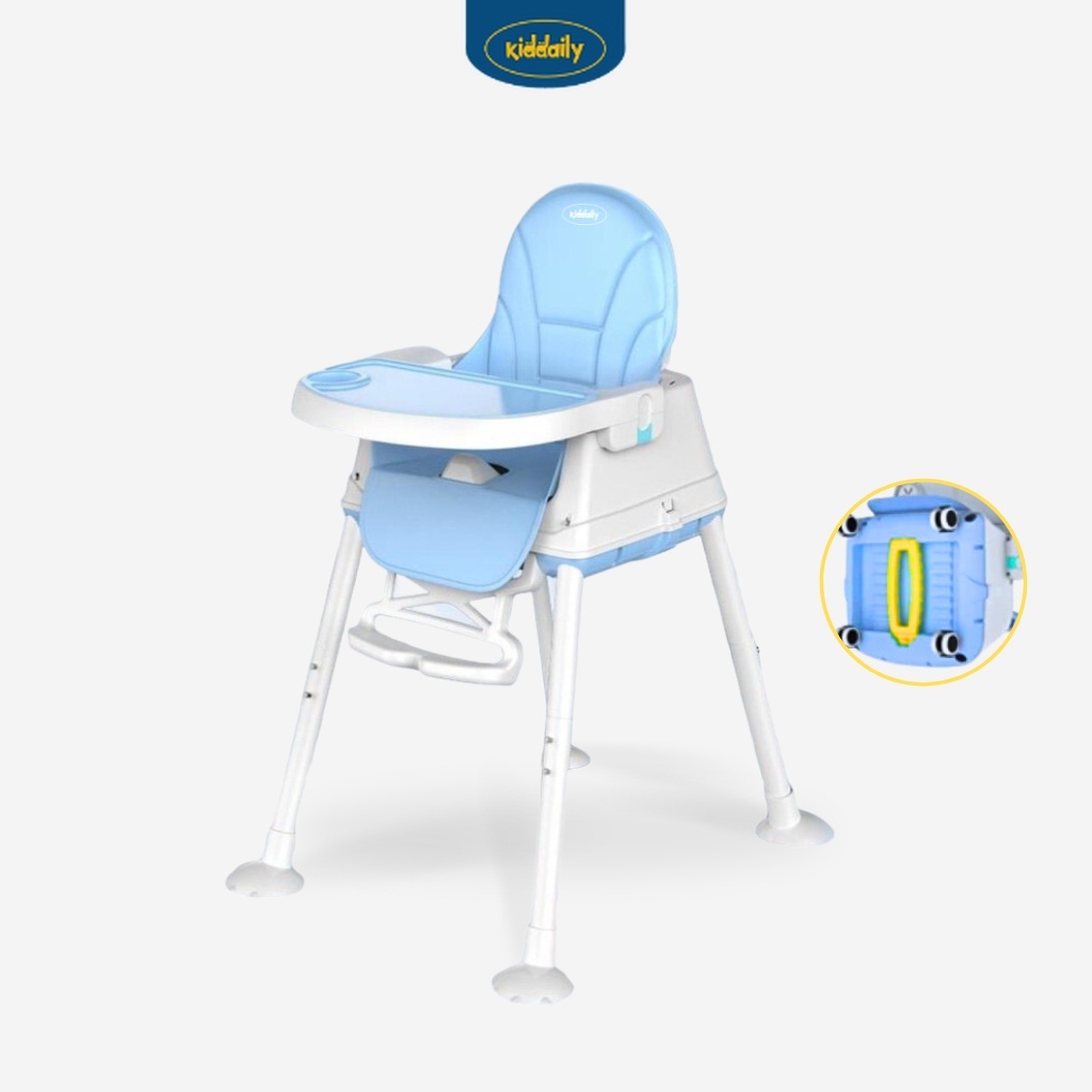 KIDDAILY Baby High Chair in Bisa Jadi Booster Kursi Makan Bayi Baby  Chair Kursi Makan Anak Kids Dining Chair Kursi Tinggi Bayi Kursi Tinggi Anak