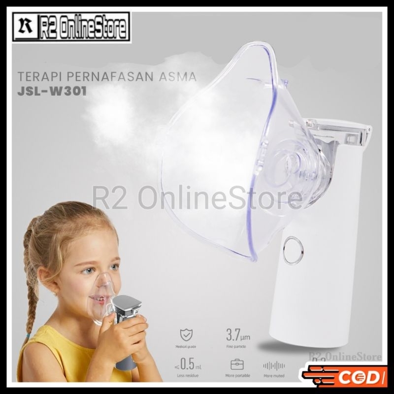 Jual TaffOmicron Alat Bantu Pernafasan Terapi Asma Nebulizer Inhaler ...