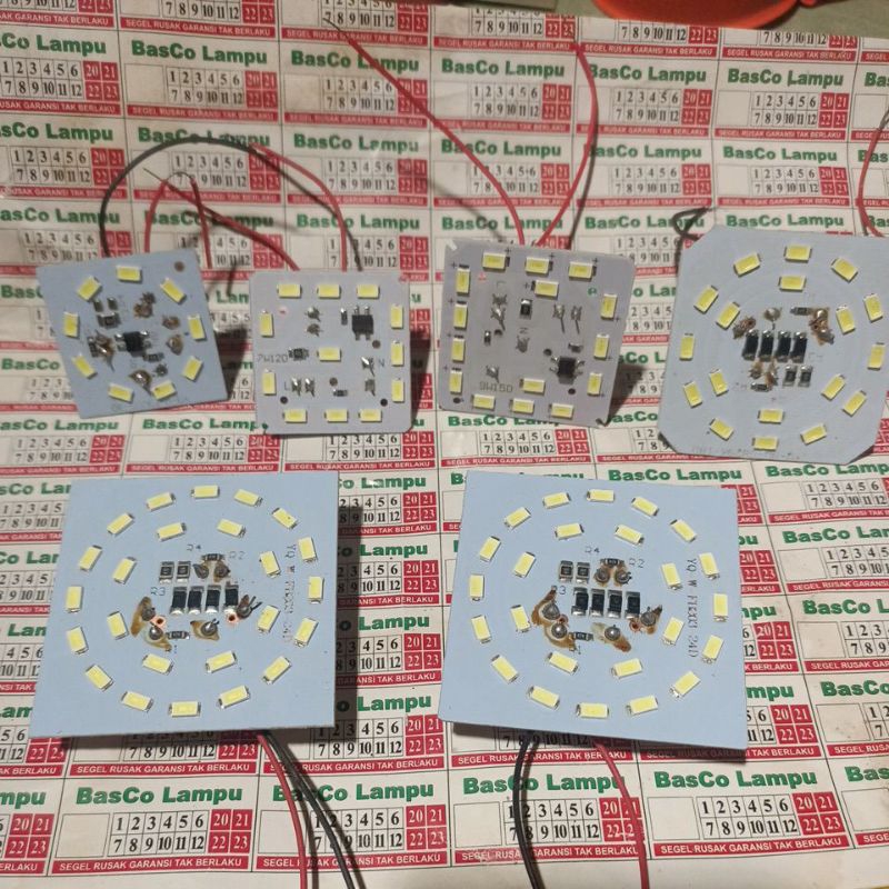 Jual PCB LED AC 3,5,7,9,12,15,18,25w cahaya putih langsung 220v ...