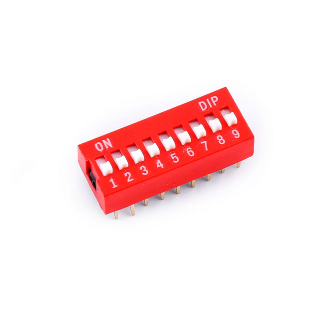 90 Degree Side Insertion DIP Switch DS 04 DIP Switch 4 Bit 2.54mm Pitch ...