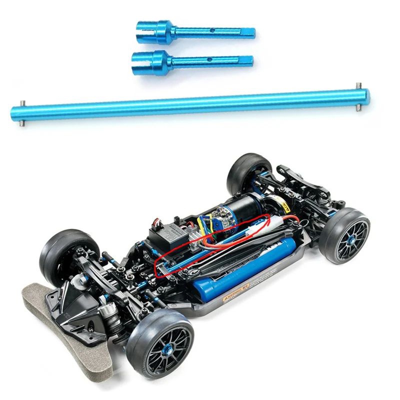 Upgrade Tt02 Alluminio Rosso Albero Di Trasmissione In Alluminio Rosso Per Tamiya TT02/TT02B - Upgrade Per Modellini 1:10 Elettrici Alberi Ingresso TT02B Rosso