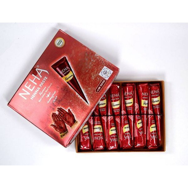 Cône De Henné Neha Marron Intense - Sans PPD, Livraison Gratuite Depuis La France !