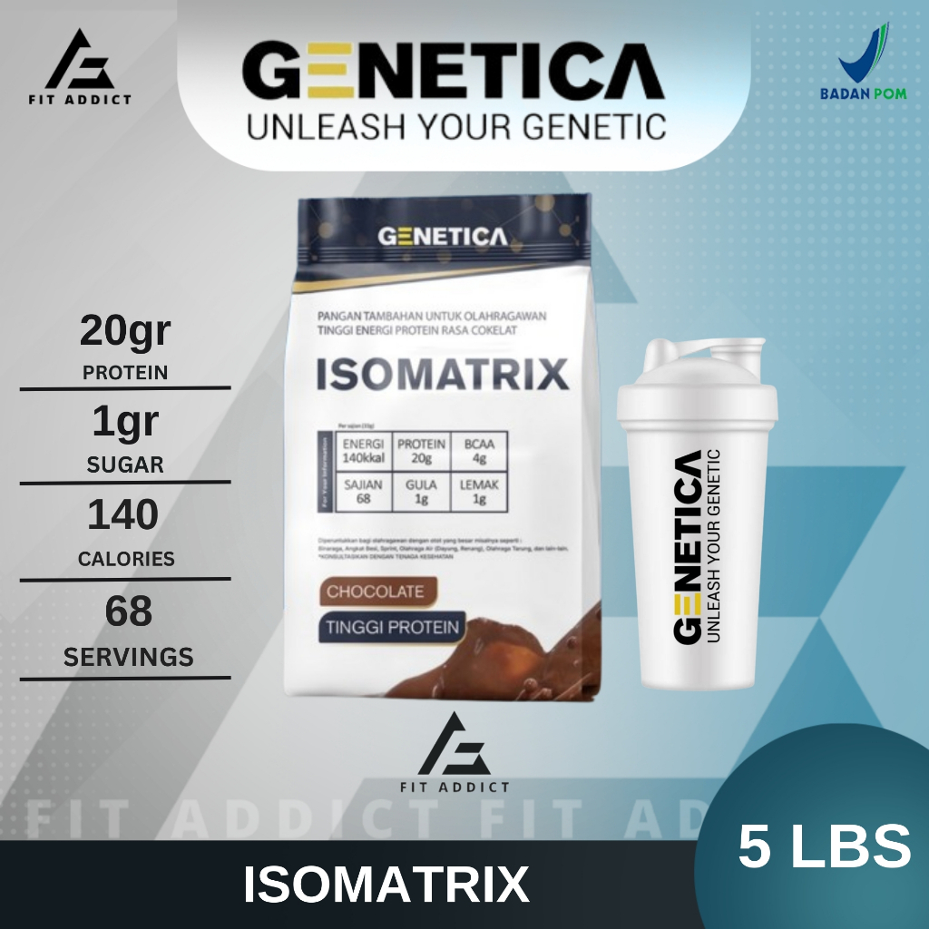 Jual Genetica Isomatrix 5 Lbs 5 Lb 5Lbs 5Lb Whey Protein Isolate Matrix ...