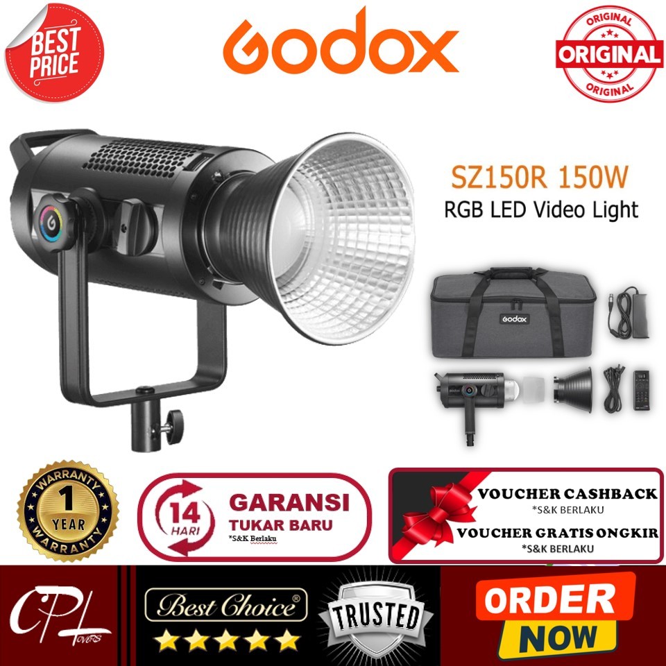 Jual Godox SZ150R Zoom RGB LED Monolight Shopee Indonesia