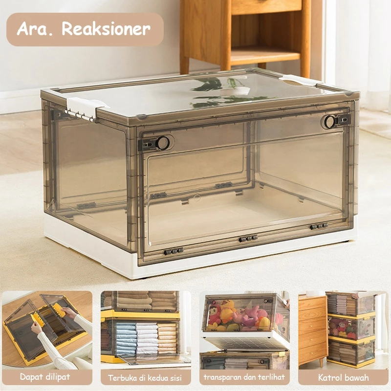 <NEW STAR> Lipat Transparan Organizer Box Plastik