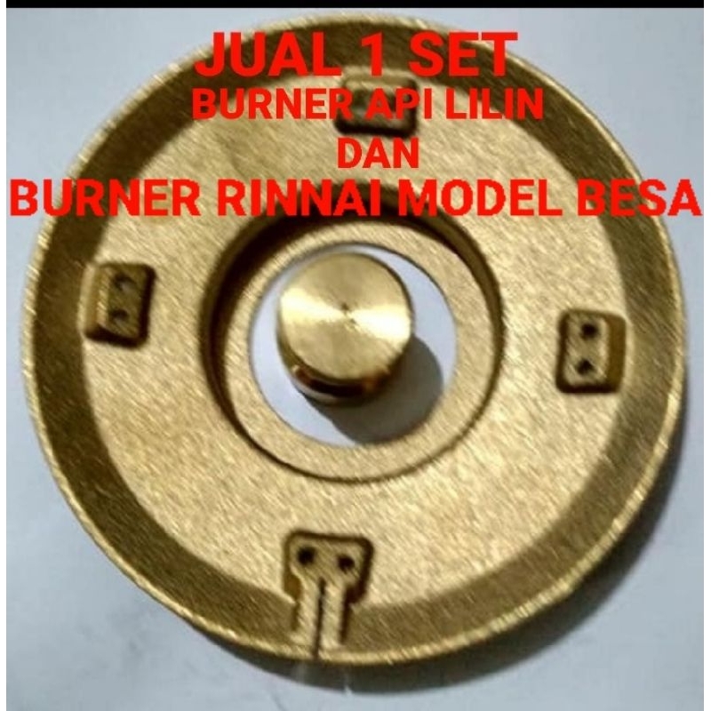 Jual jual 1 set (burner rinnai besar + api lilin ) model ,712,612 ...
