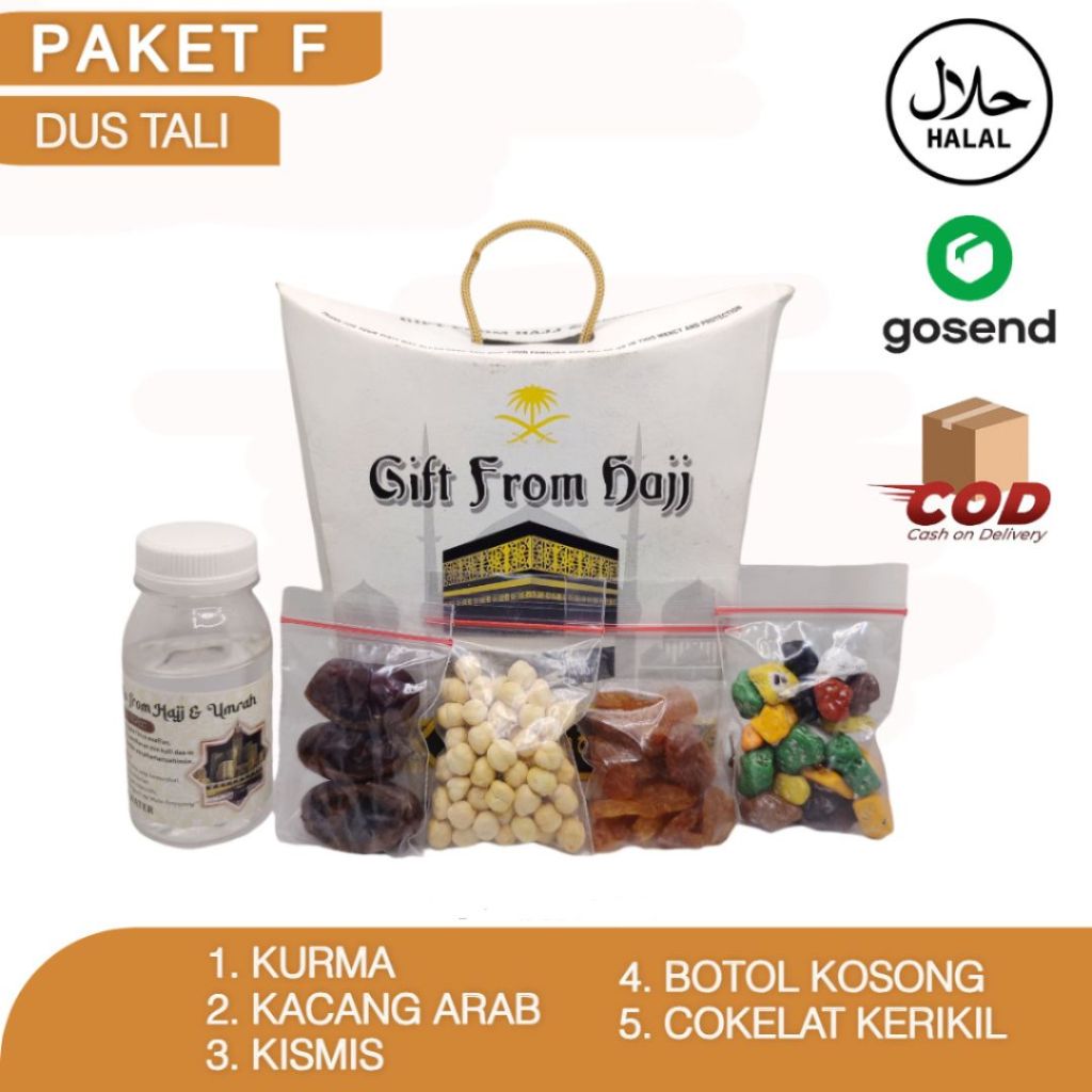 Jual Paket Oleh Oleh Haji Dan Umroh Dus Kotak 100pcs + Kurma + Air Zam ...