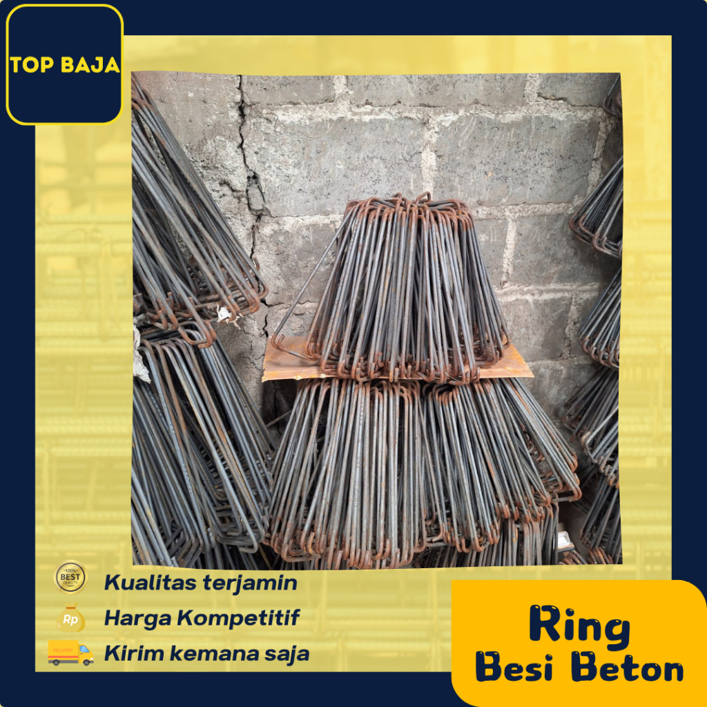 Jual Ring Cincin Besi Behel Beton FULL ukuran 10x10, 10x12, 10x15 ...