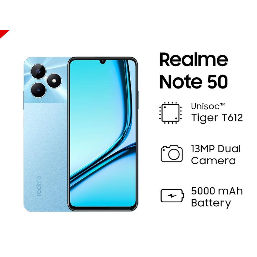 Jual REALME NOTE 50 RAM 4/64 GB GARANSI RESMI ORIGINAL 1 TAHUN | Shopee ...
