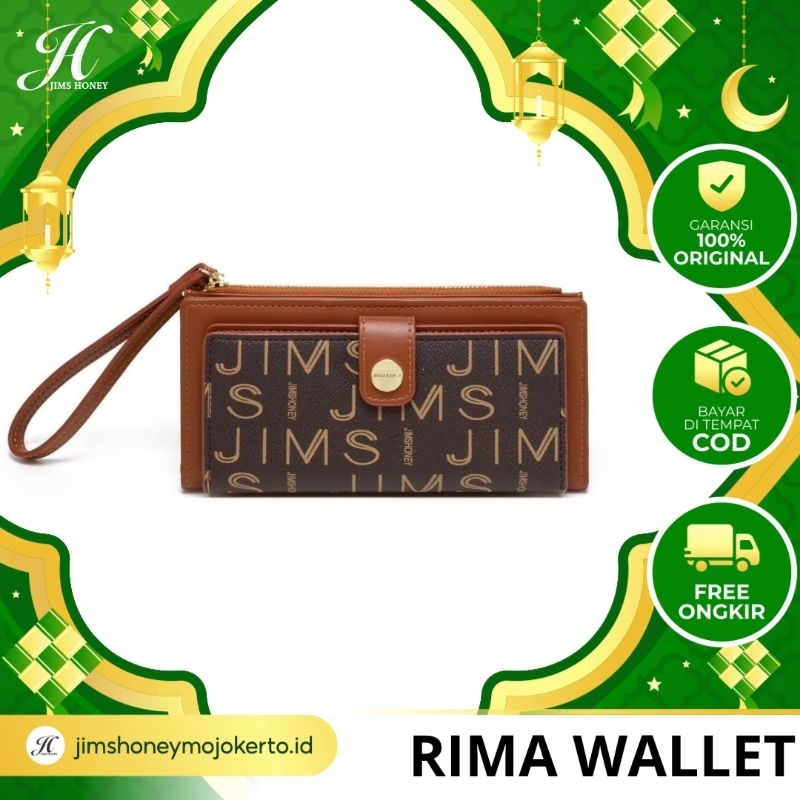 Jual JIMS HONEY RIMA WALLET DOMPET LIPAT PANJANG WANITA ELEGAN FREE ...