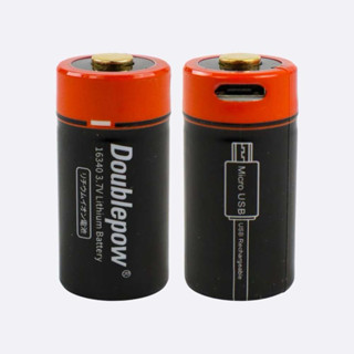 Jual Doublepow Baterai Rechargeable CR123A Li-Ion 3.7V 650mAh 1 PCS ...