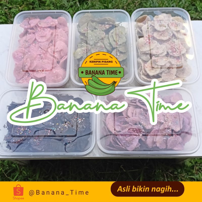 Jual Banana Time Keripik Pisang Lumer Kemasan Thinwall Ml Netto