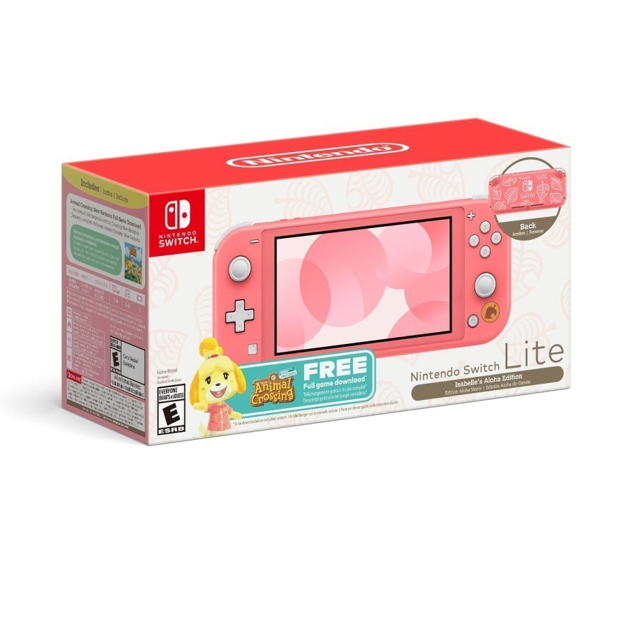 Nintendo Switch Lite Console Animal Crossing CFW Memori 512GB isi Game Full