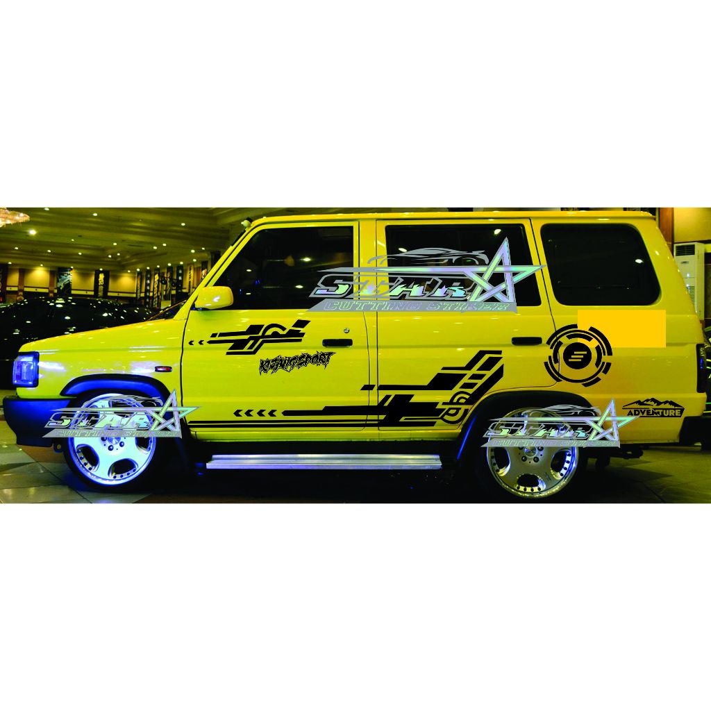 Jual Stiker Mobil Kijang Super Stiker Body Kijang Super Stiker Kijang