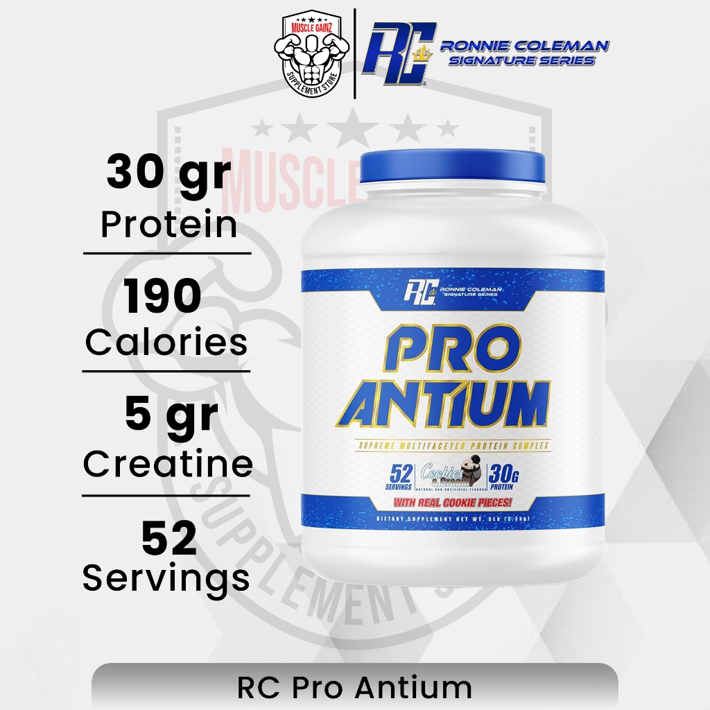 Jual RC Pro Antium Whey Protein Blend Ronnie Coleman | Shopee Indonesia