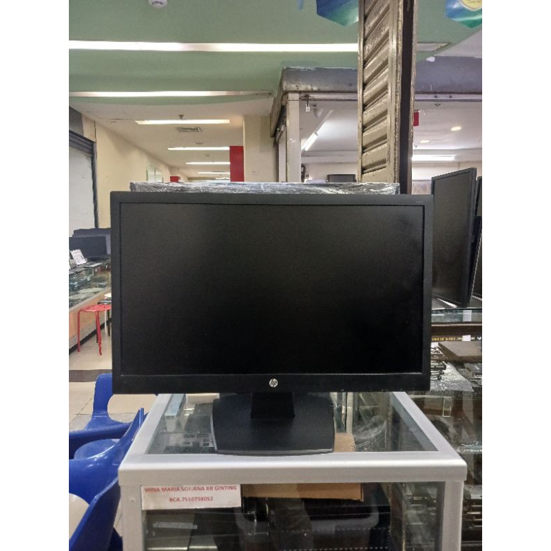 Jual MONITOR HP V223 LAYAR 22 INCH LENGKAP KABEL POWER ORIGINAL DAN