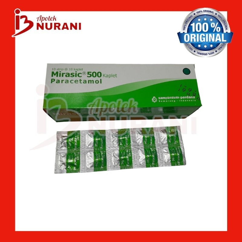 Jual MIRASIC TABLET 1 STRIP UNTUK OBAT DEMAM PUSING DAN NYERI | Shopee ...