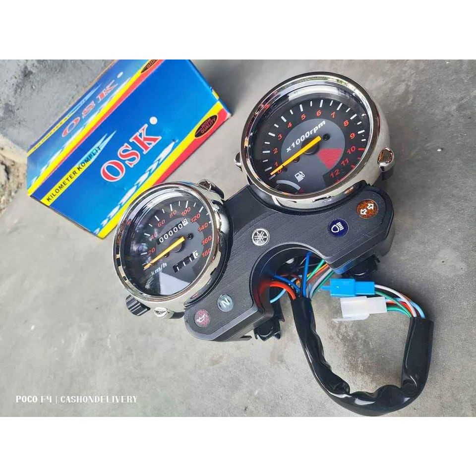 Jual Spidometer kilometer bulat set RX KING new RX S komplit Universal ...