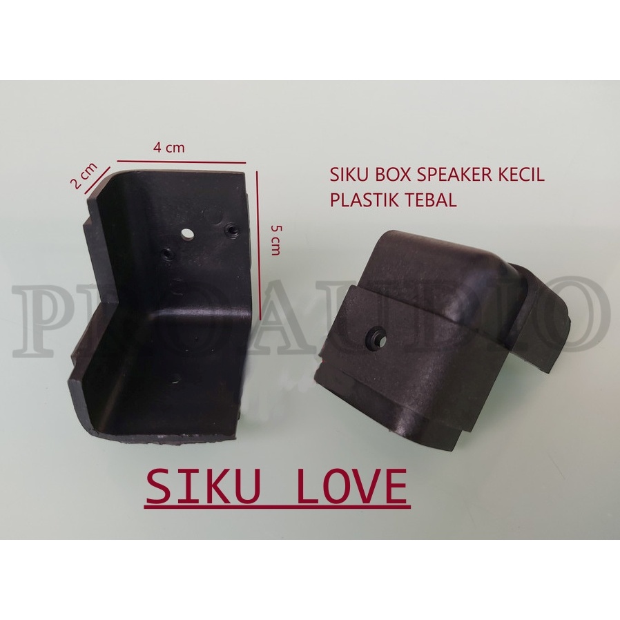 Jual Siku Sudut Speaker Siku Box Plastik Baut Plastik Tebal Ukuran Cm X Cm Kualitas