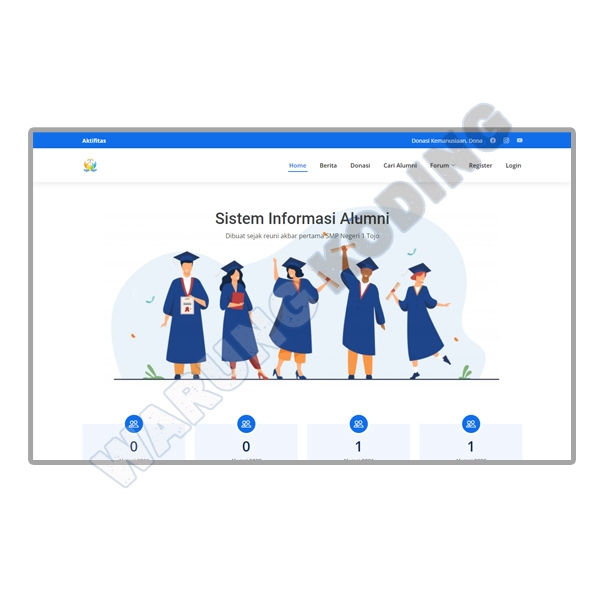 Jual Source Code Sistem Informasi Alumni menggunakan Codeigniter ...