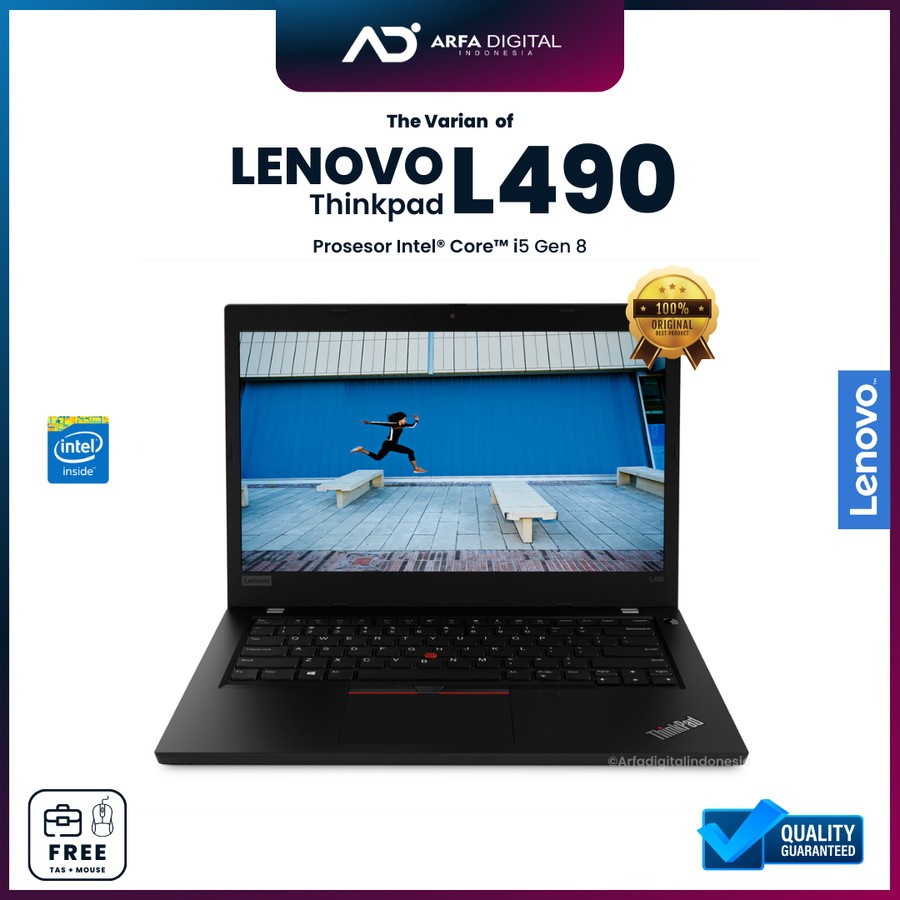 Jual Laptop Lenovo Thinkpad L490 Core I5 Gen 8 RAM 8GB SSD 256GB 14inch ...