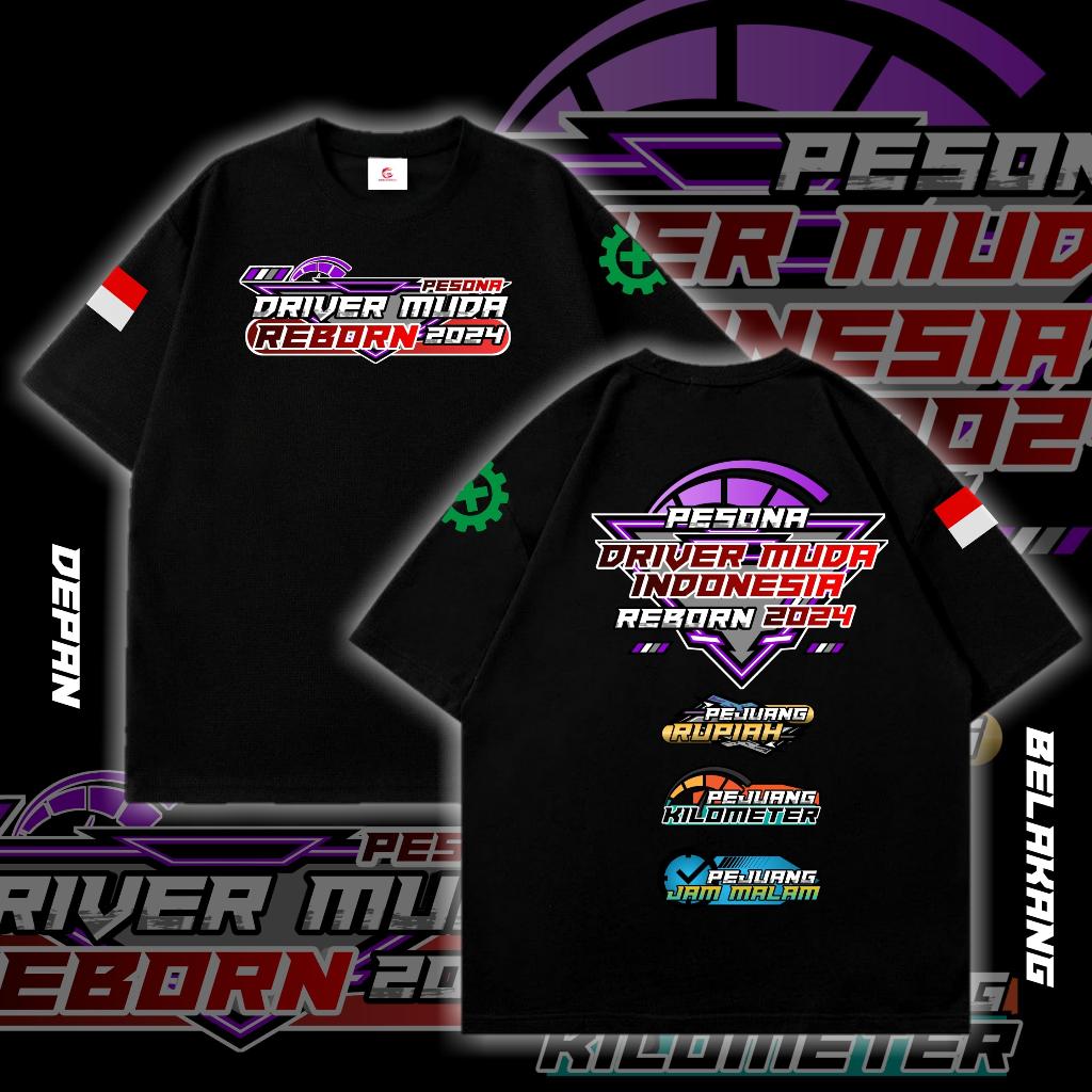 Jual Kaos Pesona Driver Muda Indonesia Reborn 2024 Combed 24s Katun