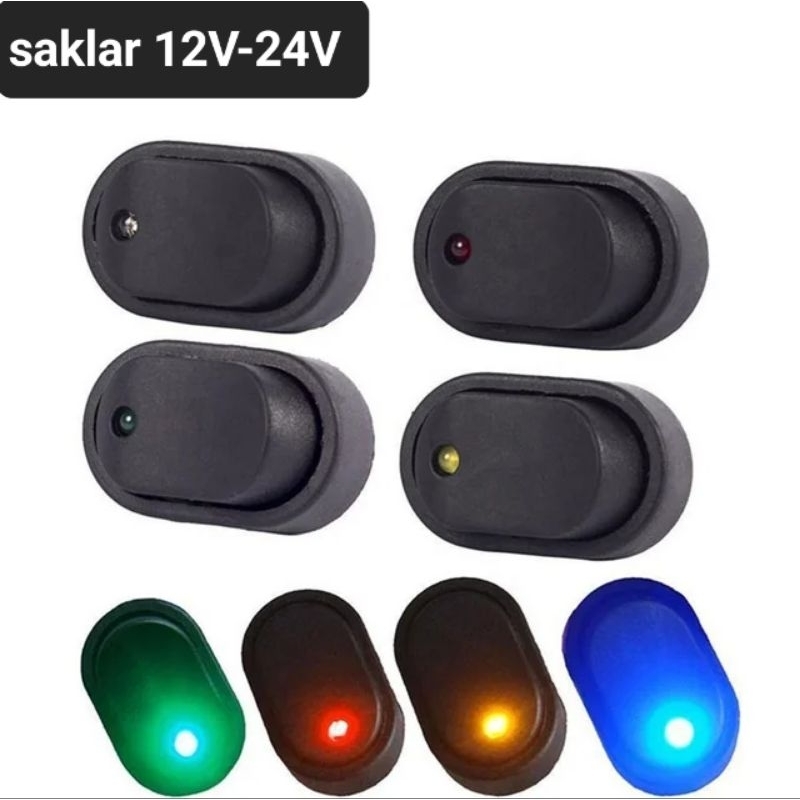 Jual saklar universal switch universal on off 12V -24V | Shopee Indonesia