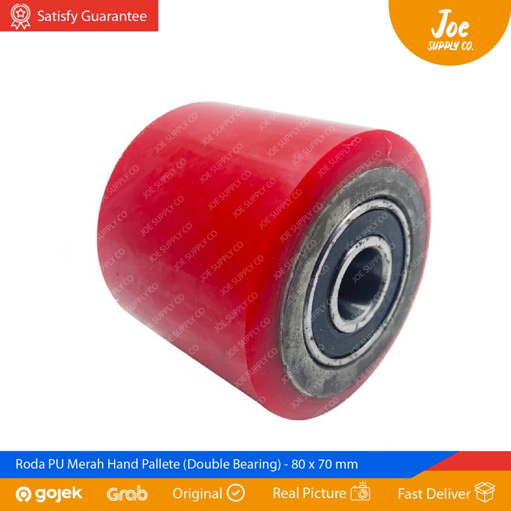 Jual Roda Hand Pallet Lift PU 80 x 100mm Double Bearing Palet | Shopee ...