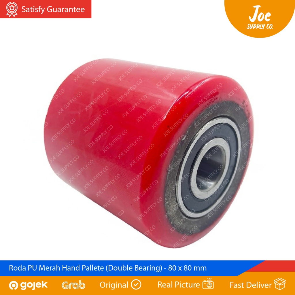 Jual Roda Hand Pallet Lift PU 80 x 100mm Double Bearing Palet | Shopee ...
