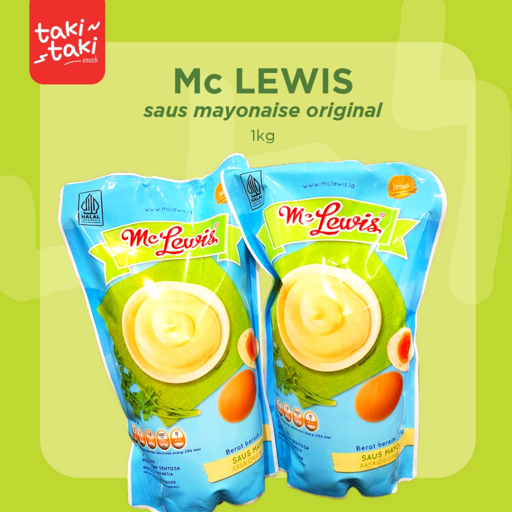 Jual TakiTaki Snack - Mc Lewis Saus Mayo rasa Original 1kg | Shopee ...