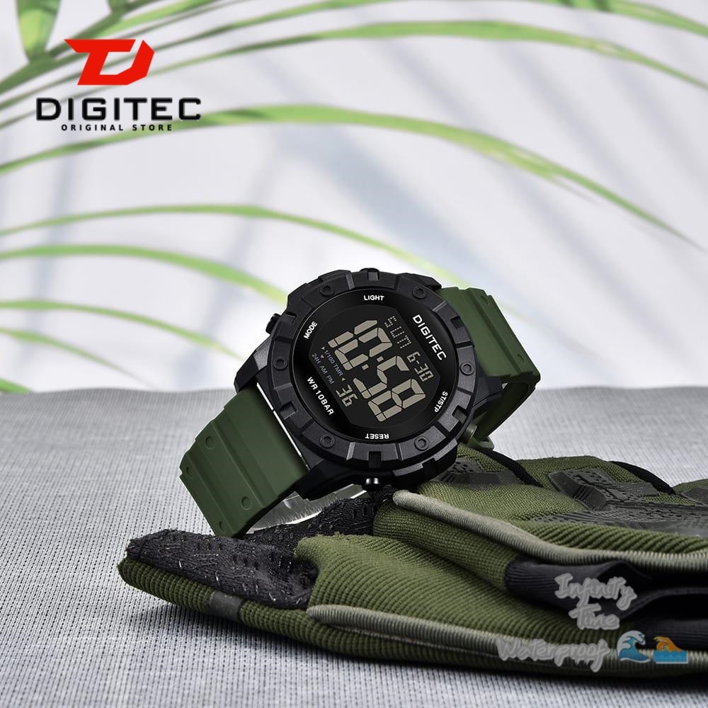Jual Jam Tangan Cowok Digitec DG5201T 5201 Strap Rubber Digital 