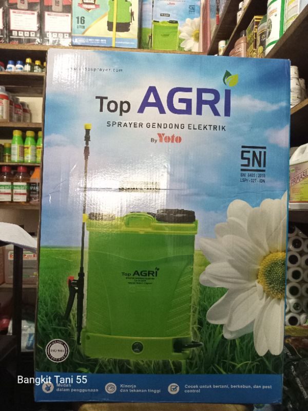 Jual Tangki Semprot/Sprayer Elektrik 16 Liter Top Agri TA-16 BTR ...