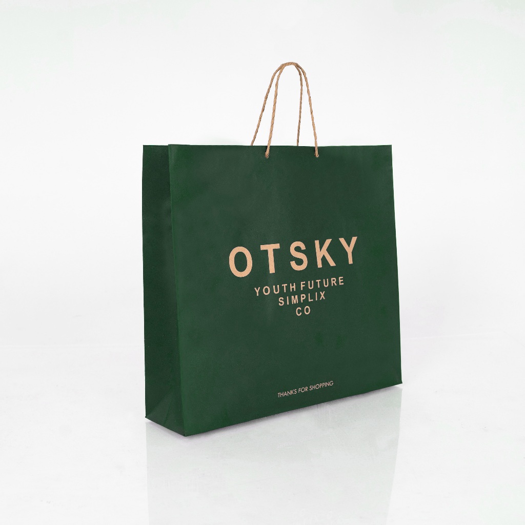 Jual Otsky Paper Bag Polos Premium New All | Shopee Indonesia