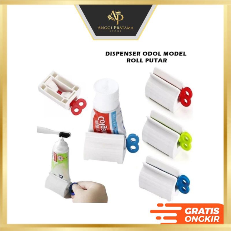 Jual Dispenser Odol Model Roll Putar / Alat Penjepit Penggulung Pasta ...