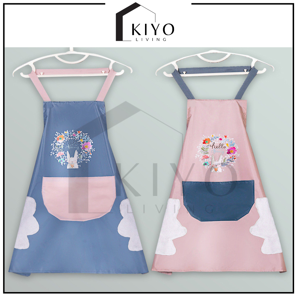 Jual KIYO Celemek Masak Apron Dapur Anti Air Anti Minyak bisa Lap