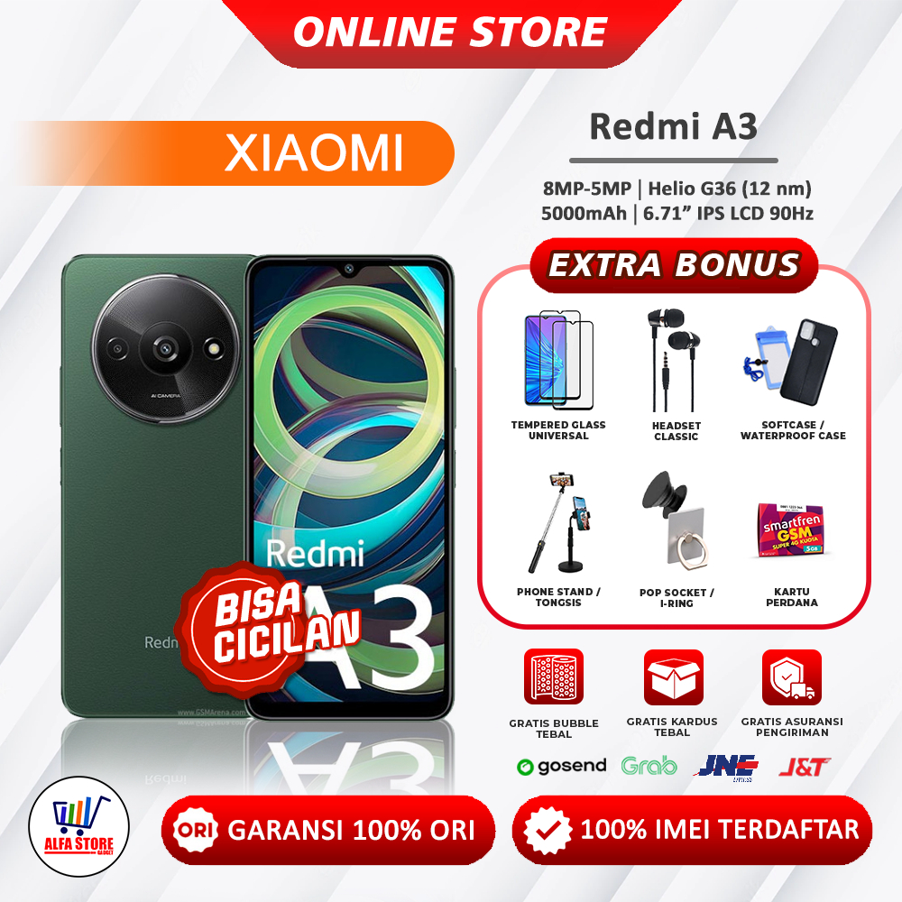 Jual Xiaomi redmi A5 4/128gb redmi A3 4/128 A2 ram 3/64 A1