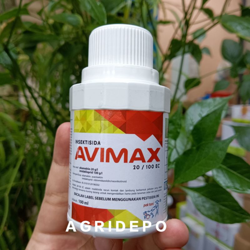 Jual AVIMAX 20/100 EC 100 ML Insektisida Dua Bahan Aktif Abamektin dan ...