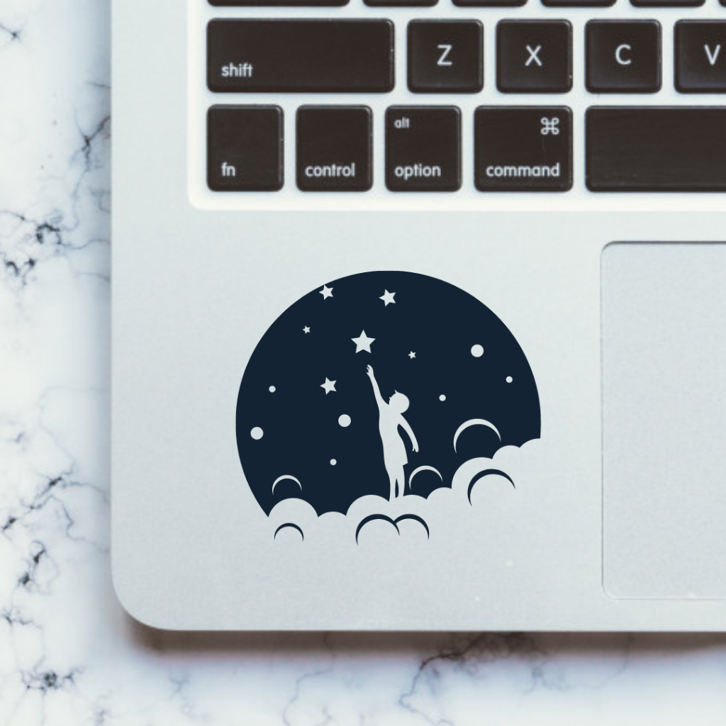 Jual stiker dreaming star untuk laptop mobil helm cutting sticker vinyl ...