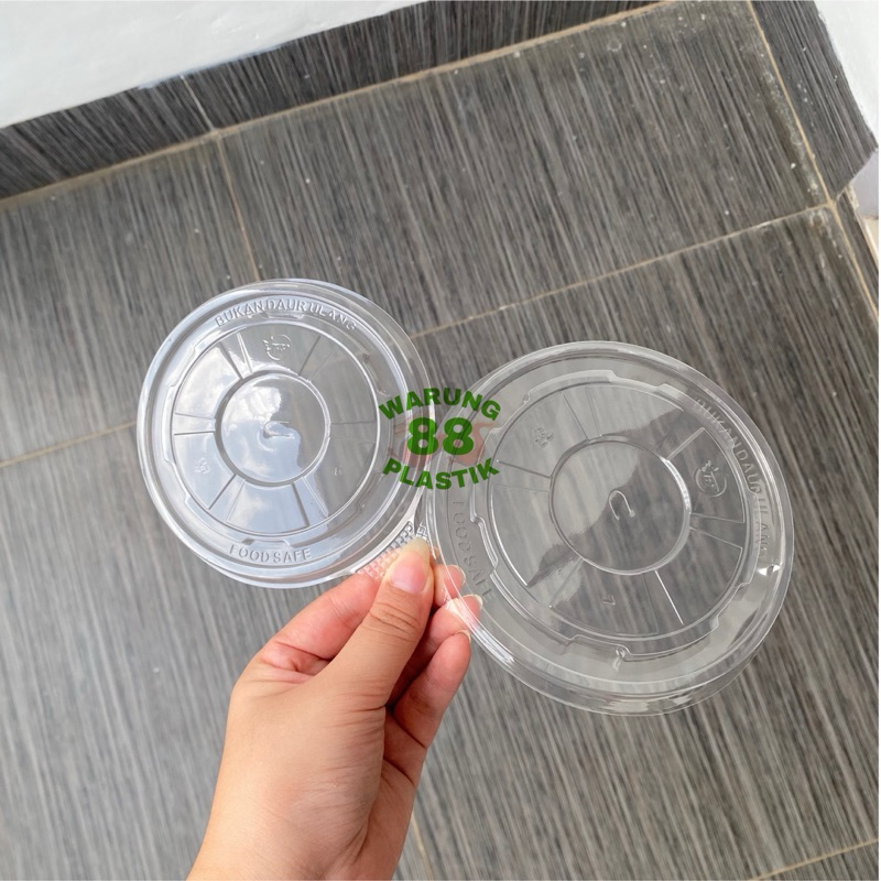 Jual TUTUP PAPER BOWL LID COVER 360ML 500ML 650ML 800ML | TUTUP PLASTIK ...