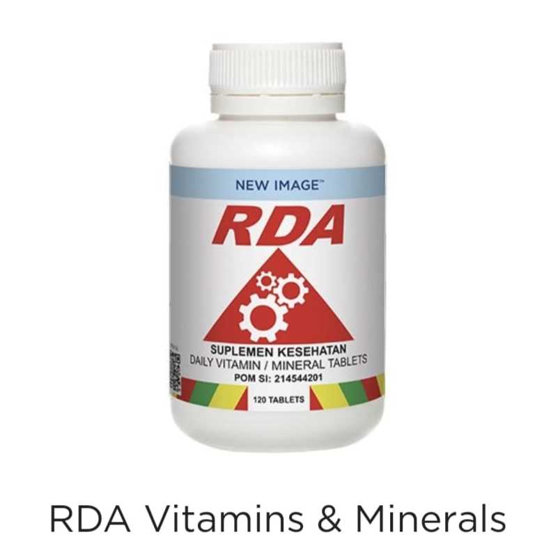 Jual New Image RDA Tablet isi 120 tablet Multivitamin & Mineral ...