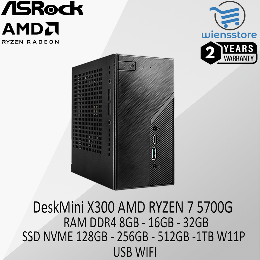 デスクトップ型PC DeskMini X300 ryzen7 5700g 32GB 1TB ASRock「DeskMini X300」検証：Ryzen 7 5700Gで作る超小型ハイ
